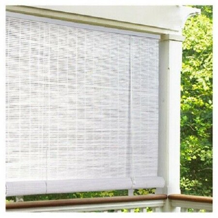 Palacedesigns 72 x 72 in. PVC Roll Up Blind, White PA2669053